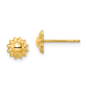 14k Madi K Sunflower Post Earrings