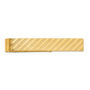 14k Men's Textured Tie Bar - MC-6C32A230-5430