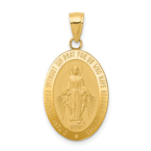 14k Miraculous Medal Pendant - M1-372AFF75-7341