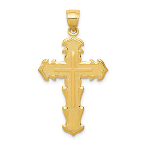 14k Passion Cross Pendant - C4-AD6DF3D3-8112