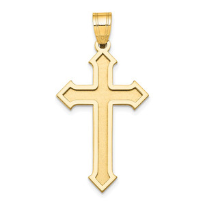 14k Passion Cross Pendant - XK-BE007519-9315