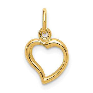 14K Polished Heart Pendant - C2-52C6C75A-8704