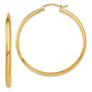 14k Polished Hoop Earring - TA-8913E684-3445
