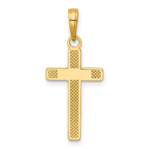 14K Polished Latin Cross Pendant - K1-F863586E-2942