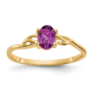 14k Rhodolite Garnet Birthstone Ring - XB-D1EA4541-9446