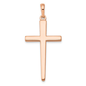 14k Rose Gold Cross Pendant - K1-8C4A0F46-4094