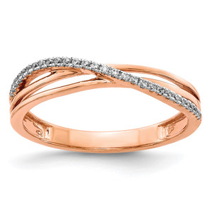 14k Rose Gold Diamond Ring - RM-D60096C8-1459