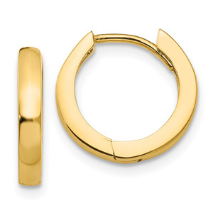 14k Round Hinged Hoop Earrings - TM-95622081-6508