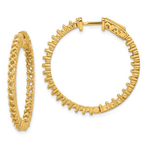 14k Round Hoop w/Safety Clasp Earring Mountings - XE-2C7FCE5F-3248