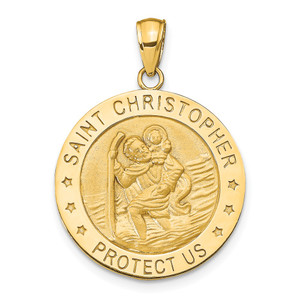 14k Saint Christopher Medal Pendant - M1-5DC19312-3724