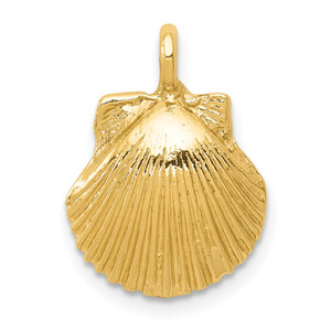 14k Seashell Pendant - D2-6C86C870-1708
