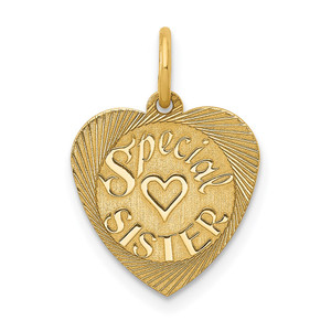 14K Special Sister Charm - XA-8CAC96D1-1738