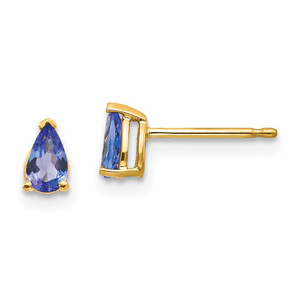 14k Tanzanite Post Earrings - XE-6F4A5BF9-6983