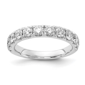 14k White Gold 1 1/2 carat Lab Grown Diamond VS/SI+ G+ Complete Wedding Band - RM-ED624FA0-7221