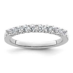 14k White Gold 1/2 carat Lab Grown Diamond VS/SI+ G+ Complete Wedding Band - RM-BDBB6E65-9119