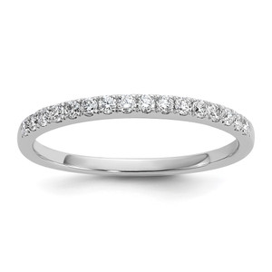 14k White Gold 1/4 carat Lab Grown Diamond VS/SI+ G+ Complete Wedding Band - RM-96ABE379-8593
