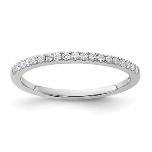 14k White Gold 1/5 carat Lab Grown Diamond VS/SI+ G+ Complete Wedding Band - RM-B290EB4C-7755
