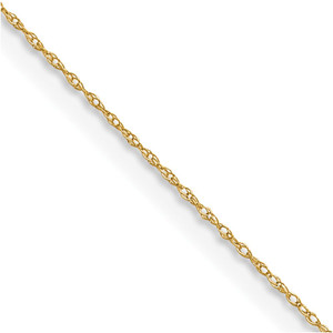 14k .4 mm Carded Cable Rope Chain - 4R-8E240E4B-4312