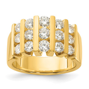 14k 1 1/2 carat Lab Grown Diamond VS/SI+ G+ Complete Fashion Band - RM-AF74D587-1282