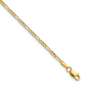 14k 1.9mm Semi-Solid Figaro Chain - BC-57818863-8256