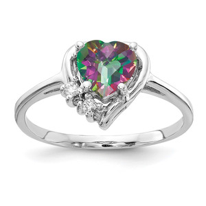 14k White Gold AA Diamond ring - Y2-4DF43969-7802