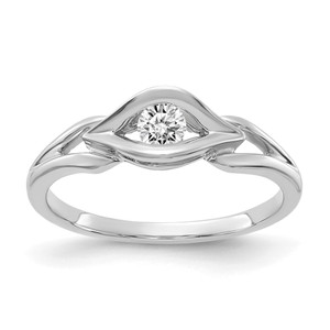 14k White Gold Diamond Ring Mounting