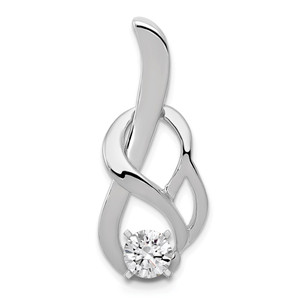 14k White Gold Fancy Diamond Slide Peg Mtg - XS-1EED7501-8530