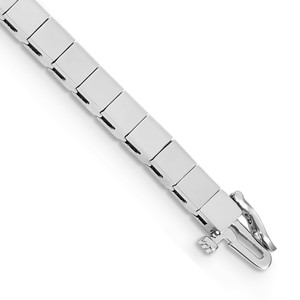 14k White Gold Holds 36 Stones up to 3.5mm Square Add-a-Diamond 7 inch Bracelet