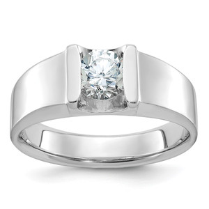 14k White Gold IBGoodman Men's Diamond Ring Mounting - B5-57881C1E-5169