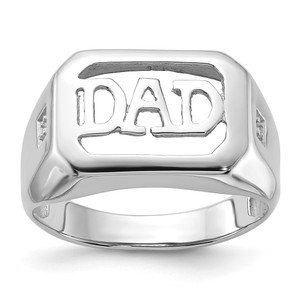 14k White Gold Men's ring mounting - Y1-1A5948EA-3446