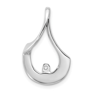 14k White Gold Peg Set Slide Mounting - XS-4436B59D-2454