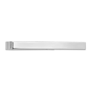14k White Gold Polished Tie Bar - MC-42418C5D-3554