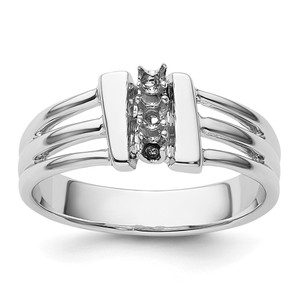 14k White Gold Ring Mounting - X9-A3C5C774-6506