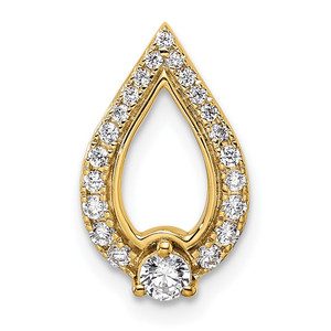14k Yellow Gold Diamond Pendant - PM-9B85CDFD-5439