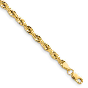 14ky 3.5mm Semi-Solid Rope Chain - BC-559A8FB4-2734