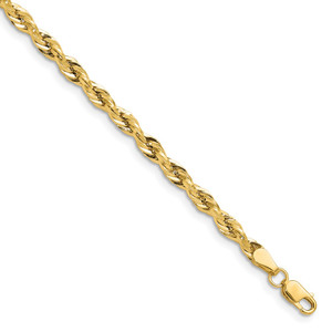 14ky 3.5mm Semi-Solid Rope Chain - BC-708BAE93-1901