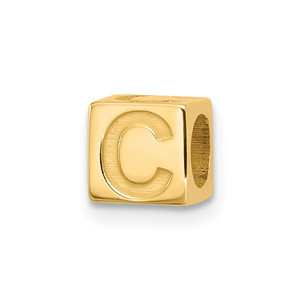 14ky Alphabet Bead Letter C