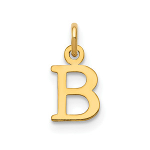 14ky Cutout Letter B Initial Pendant - XN-BF60A9D4-5411