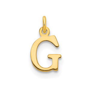 14ky Cutout Letter G Initial Pendant - XN-20762E54-2211