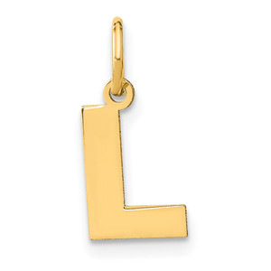 14ky Letter L Initial Pendant - XN-60E19E82-1070