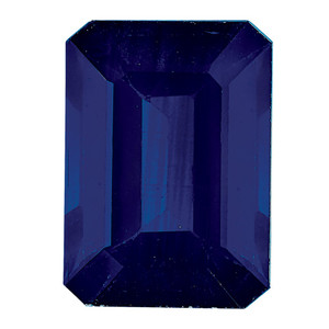 Blue Sapphire A Quality 8x6mm Emerald Cut