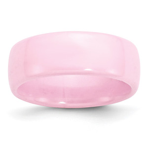 Chisel Ceramic Pink 8mm Polished Band - CE-9A1BFF9B-4317