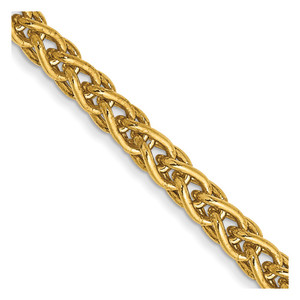 14K 20 inch 2.8mm Spiga with Lobster Clasp Chain