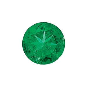 Emerald AAA Quality 2mm Round Diamond-Cut