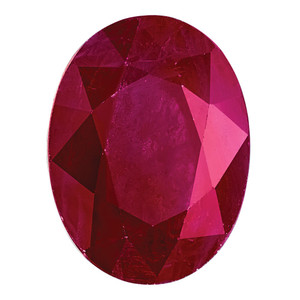 Ruby A Quality 7x5mm Oval