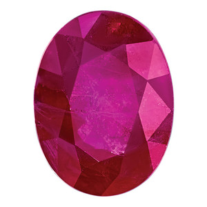 Ruby AA Quality 6x4mm Oval