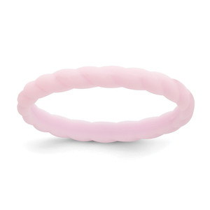Silicone Lavender 3mm Braided Band - SL-C96EF5FC-1035