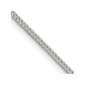Sterling Silver 1.25mm Diamond-cut Round Franco Chain - QF-FDD99EE5-3566