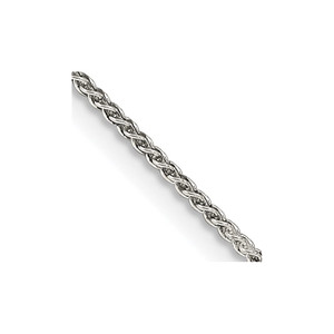 Sterling Silver 1.25mm Round Spiga Chain - QS-C673683D-4333