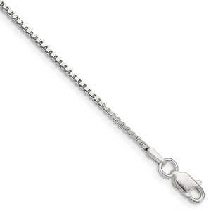 Sterling Silver 1.4mm Box Chain - QB-925DA32F-8520